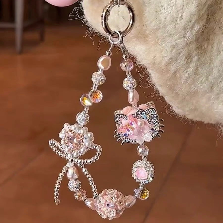 HK Cute Pink Phone Charm