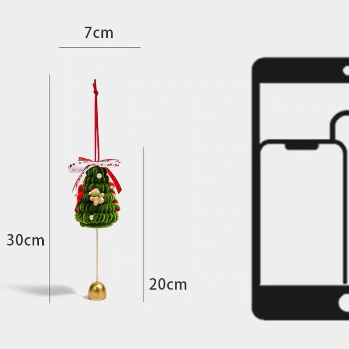 Cute Christmas Tree Decorative Charm