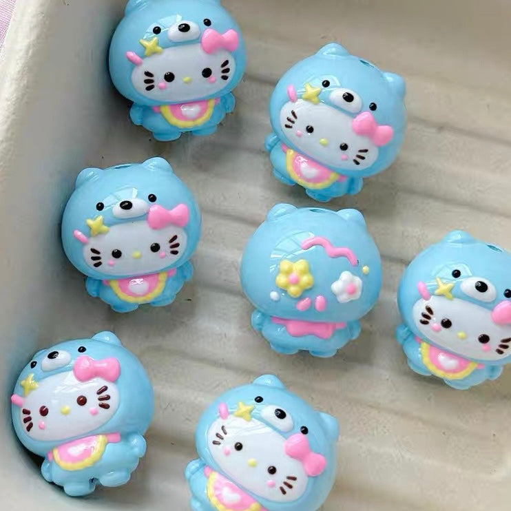 HK Hand-painted Combined 3D Doll DIY Beads