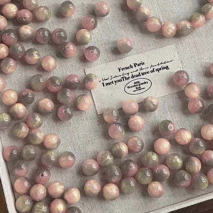 Oil Painting Style Resin Beads