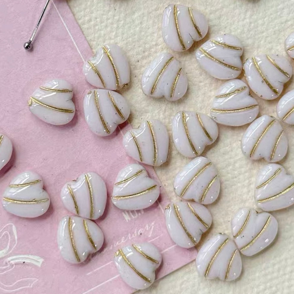 Pink-Purple Czech Beads