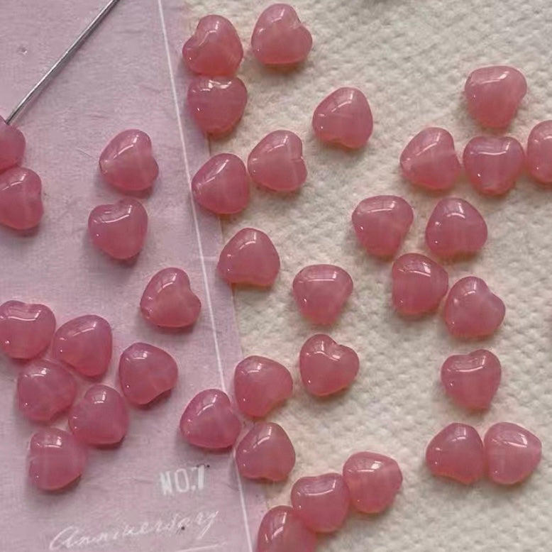 Pink-Purple Czech Beads