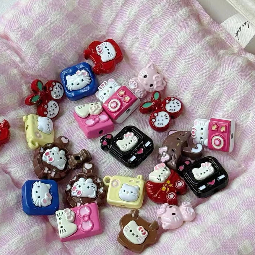HK Cute Alloy Enamel Handmade Beads