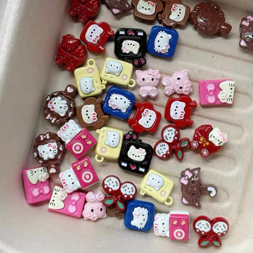 HK Cute Alloy Enamel Handmade Beads