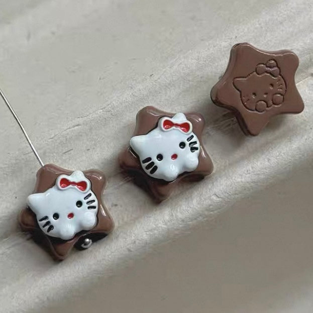 HK Cute Alloy Enamel Handmade Beads