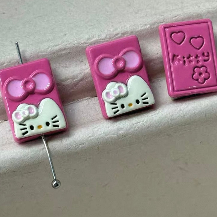 HK Cute Alloy Enamel Handmade Beads