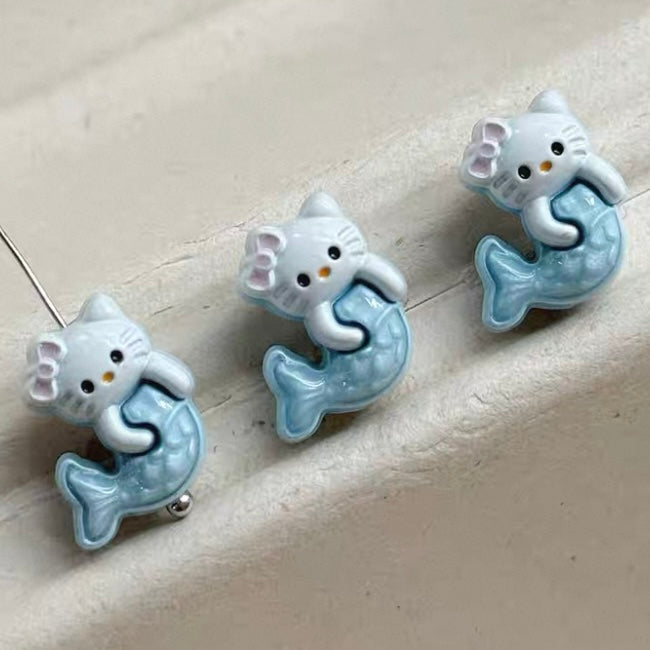 HK Cute Alloy Enamel Handmade Beads