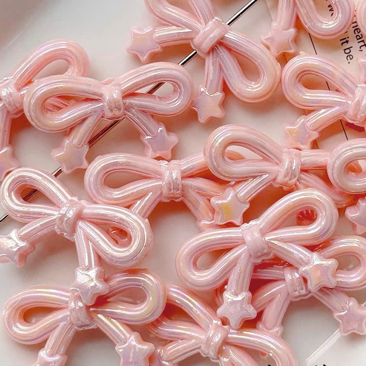 Pink Dreamy Acrylic Beads