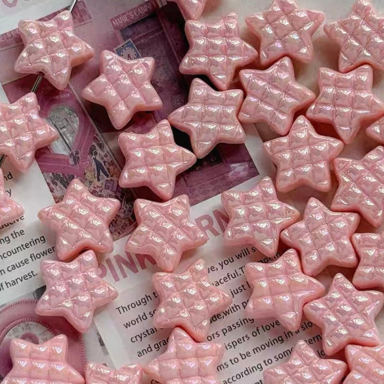 Pink Dreamy Acrylic Beads