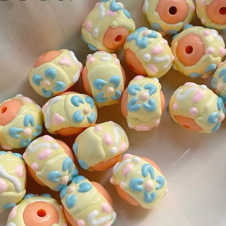 Pink Dreamy Acrylic Beads