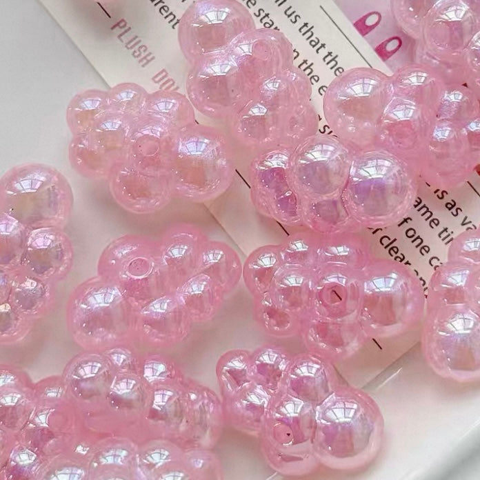 Pink Dreamy Acrylic Beads
