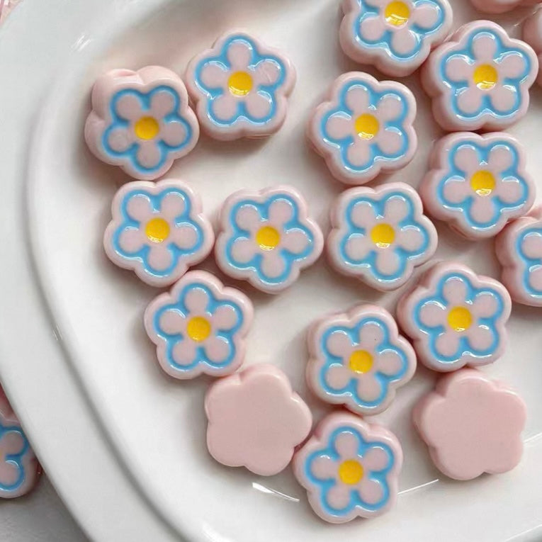 Pink Dreamy Acrylic Beads