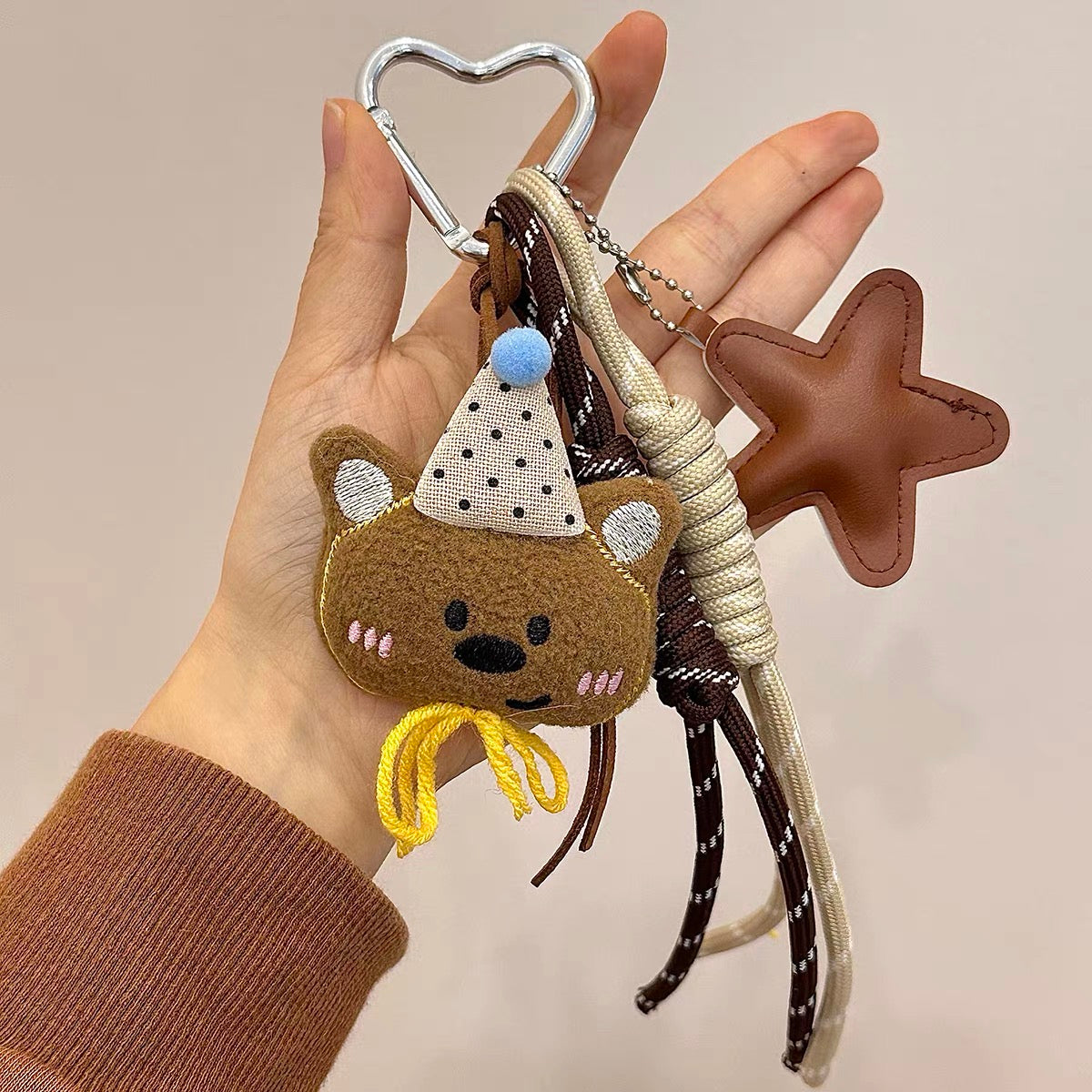 Cute Plush Puppy Bag Charm & Phone Chain