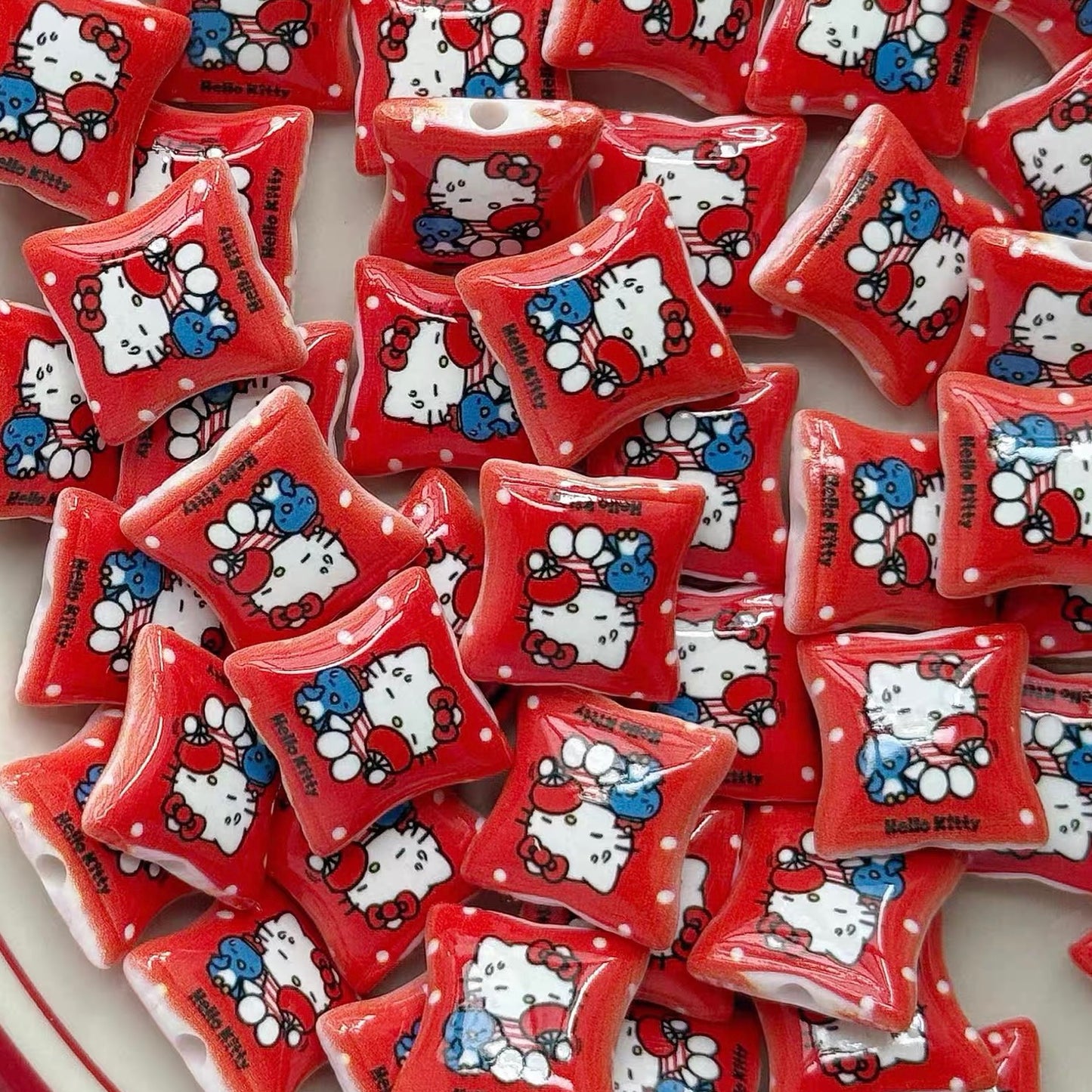 HK Potato Chip Bag Acrylic Cute Beads