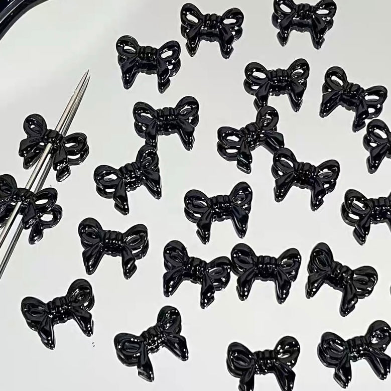 Black and Pink Series Acrylic Color-Blocking Beads