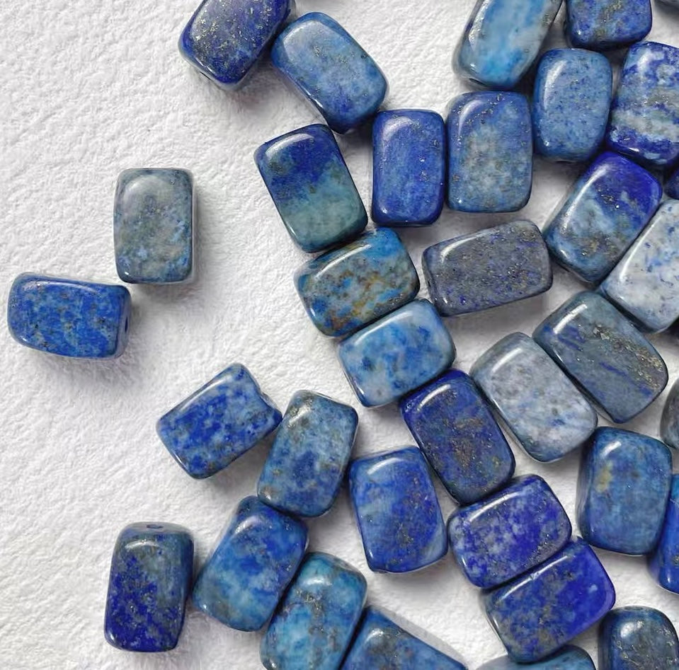 Blue Gradient Natural Ore Beads
