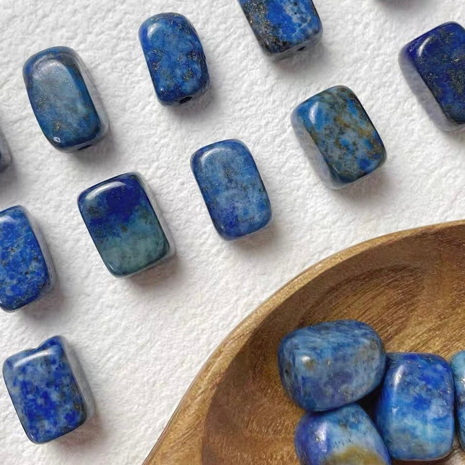 Blue Gradient Natural Ore Beads