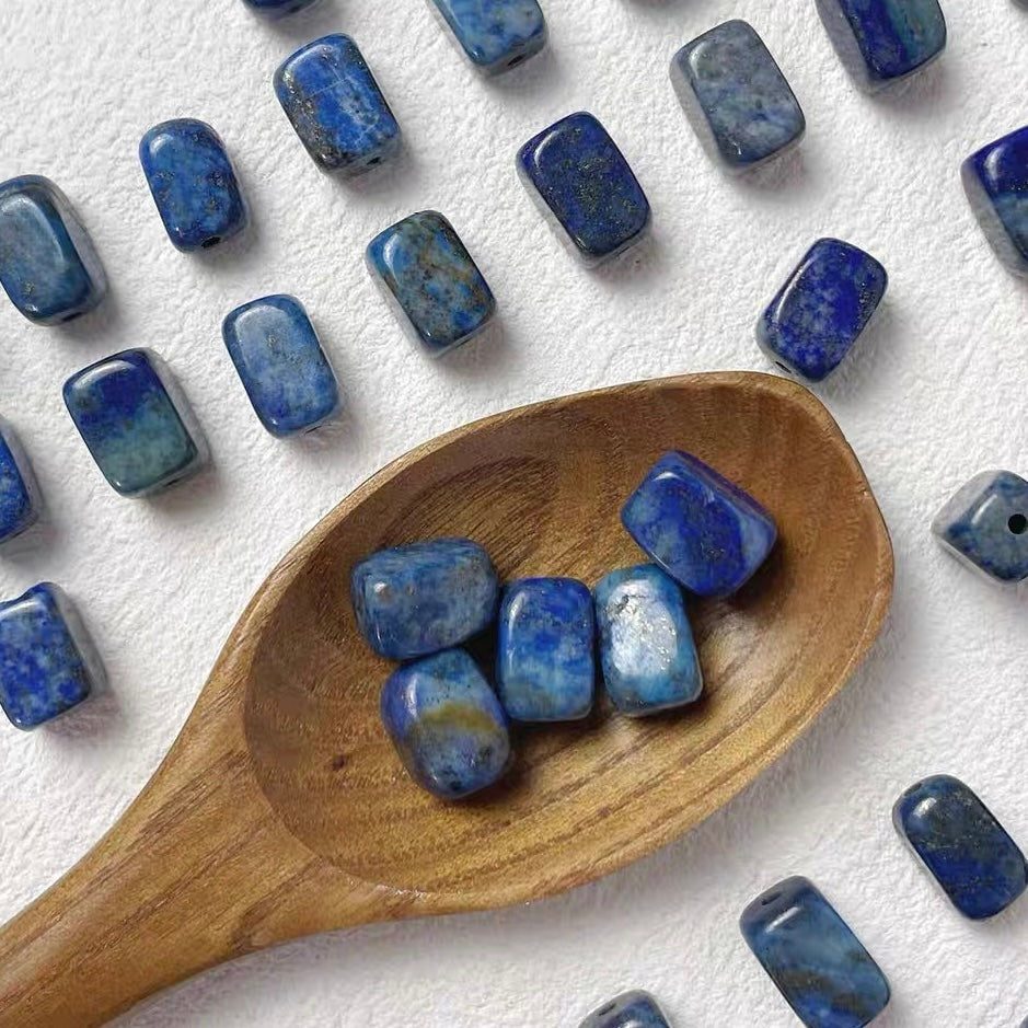 Blue Gradient Natural Ore Beads