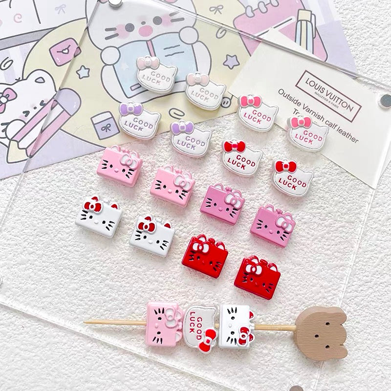 HK Colorful Enameled Alloy Beads