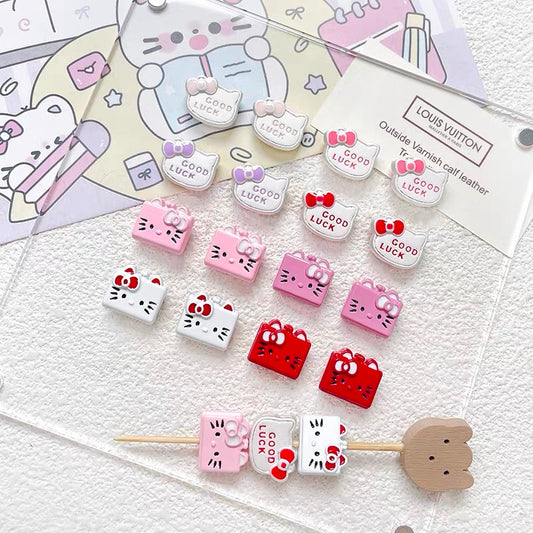 HK Colorful Enameled Alloy Beads