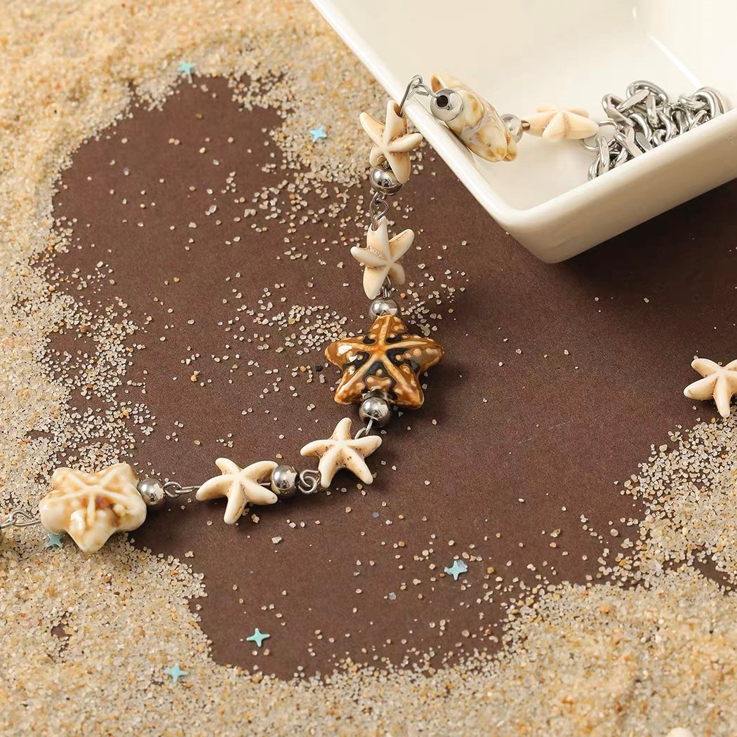 Ceramic Starfish Beads