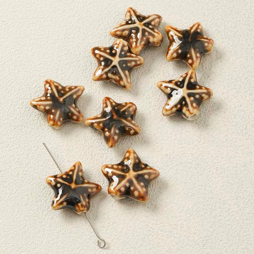 Ceramic Starfish Beads
