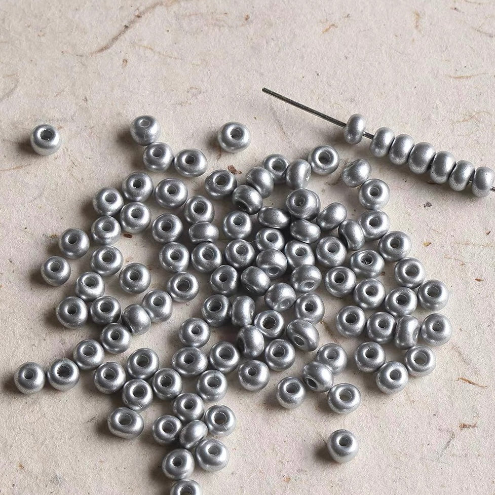 Hand-painted Ceramic & Colored Glaze Beaded String with Enamel