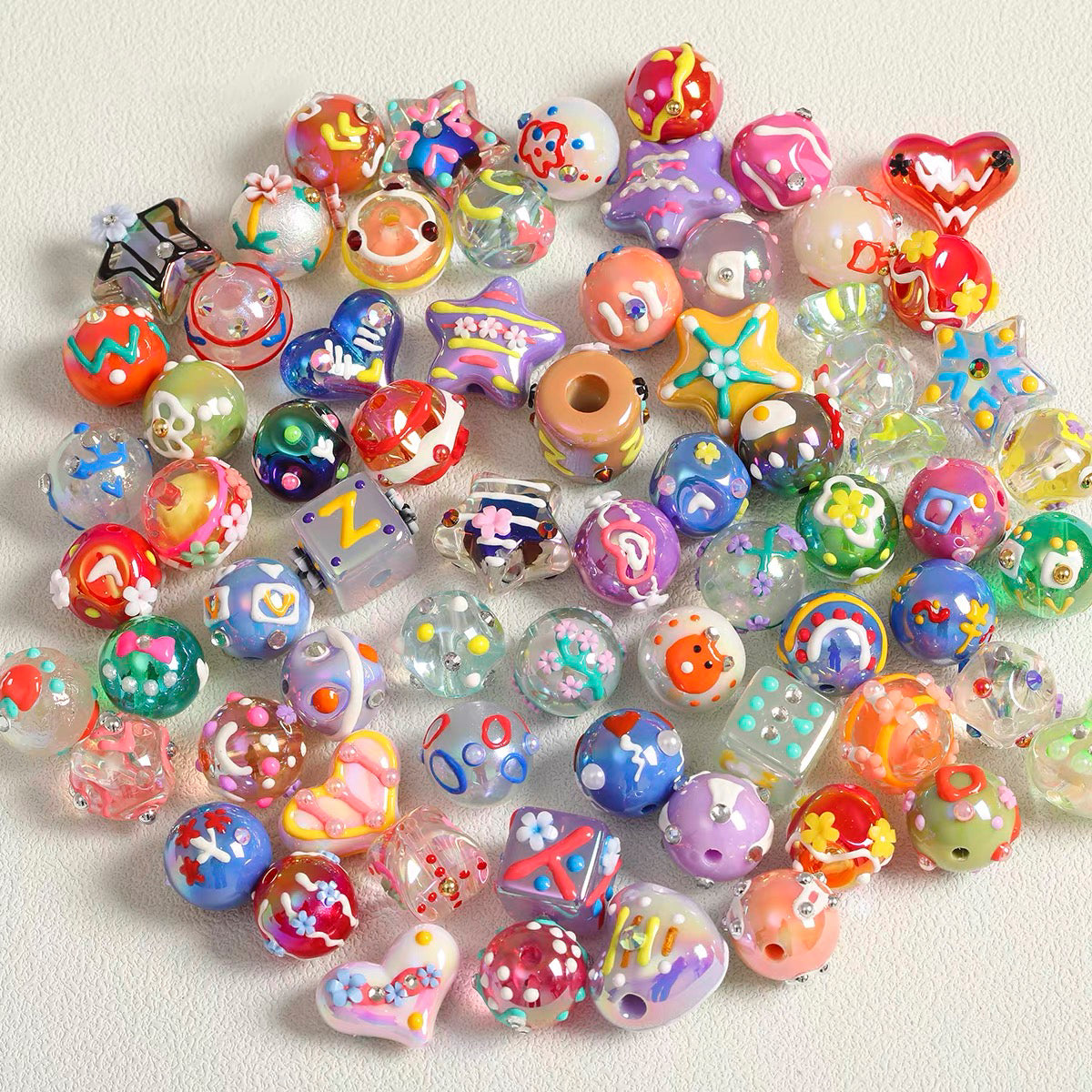 Customized Heavy-Craftsmanship Hand-Painted Beaded Strand Blind Box