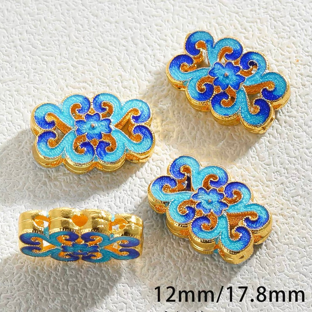Cloisonné Enamel Pendant Beads