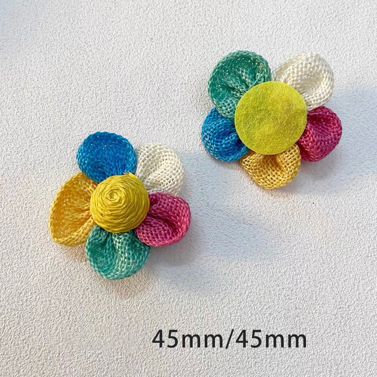 Beach Vacation Handmade Woven Straw Pendant