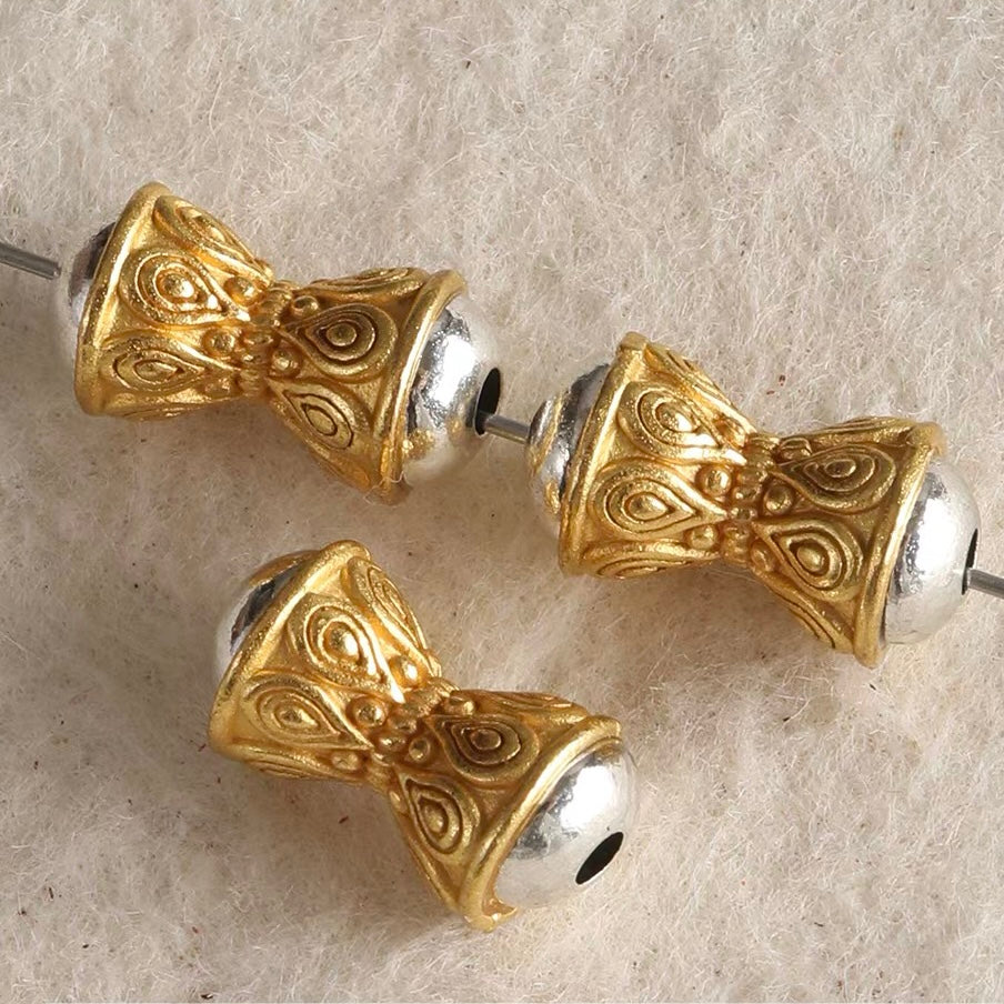 Resin Inlaid Alloy Beads