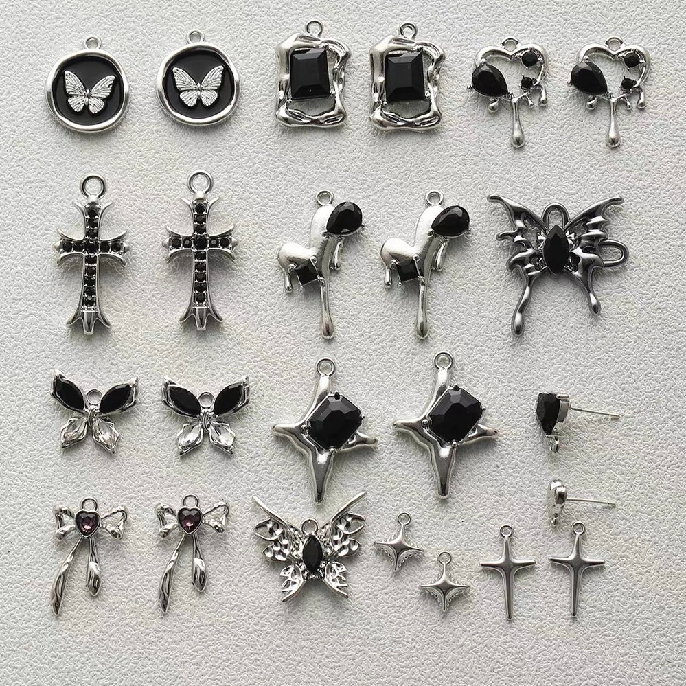 Sweet-Goth Dark Pendant Beads