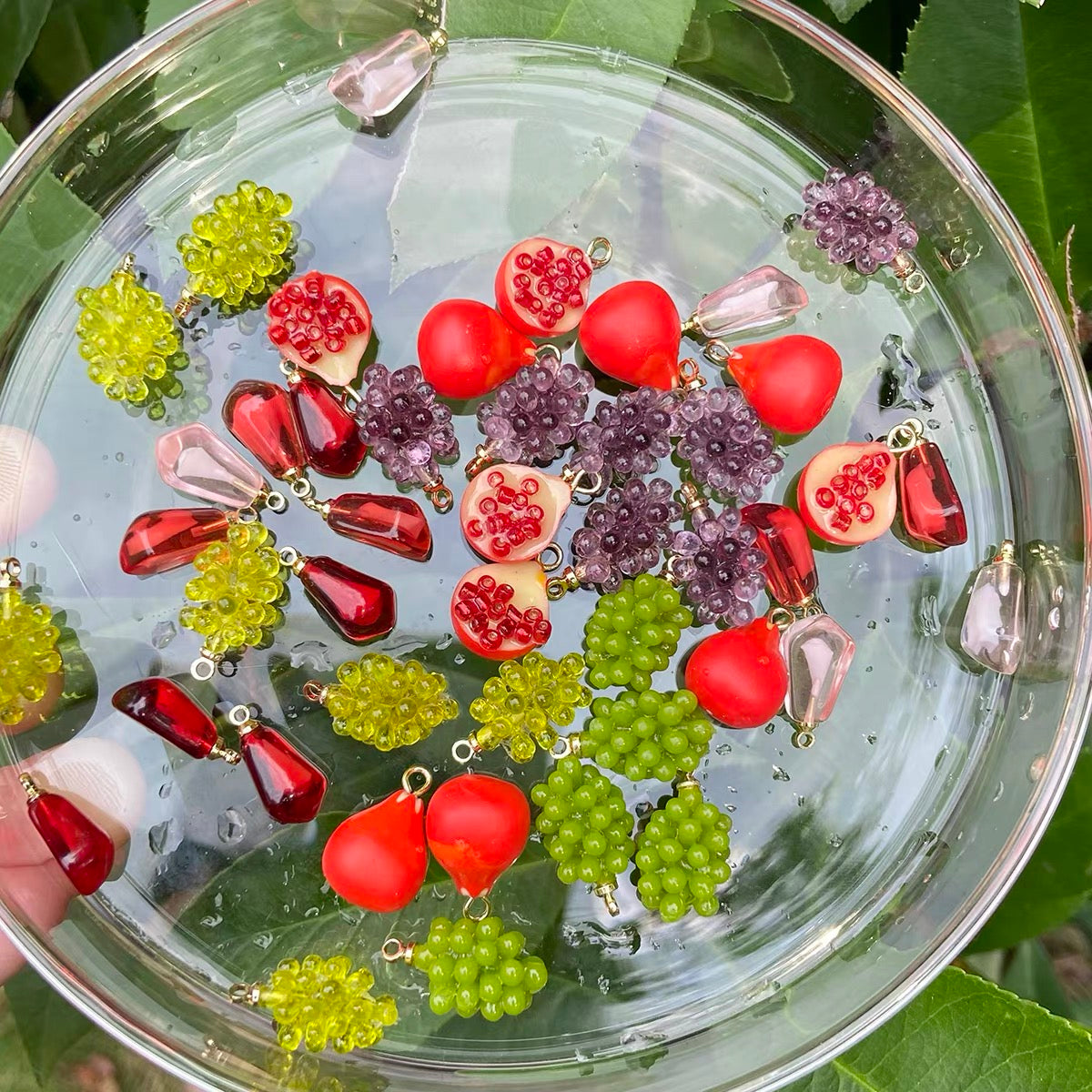 Cute & Fun Resin Fruit Pendant Beads