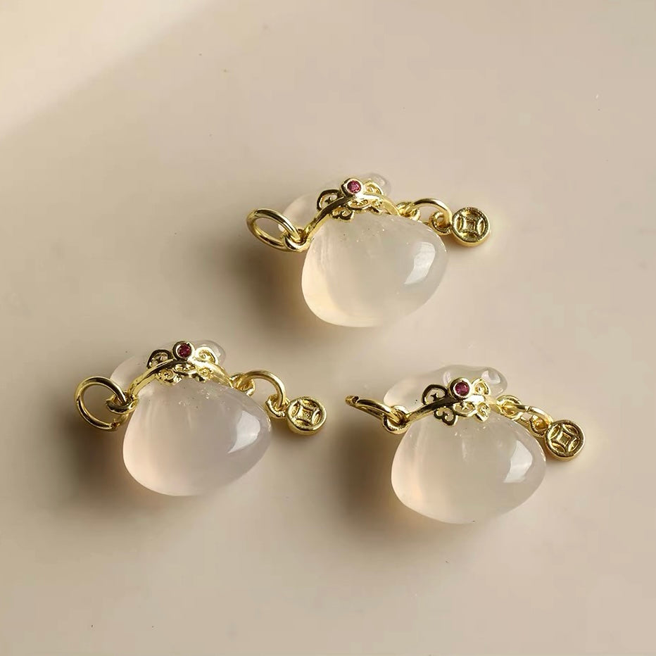 Natural Agate Pendant Beads