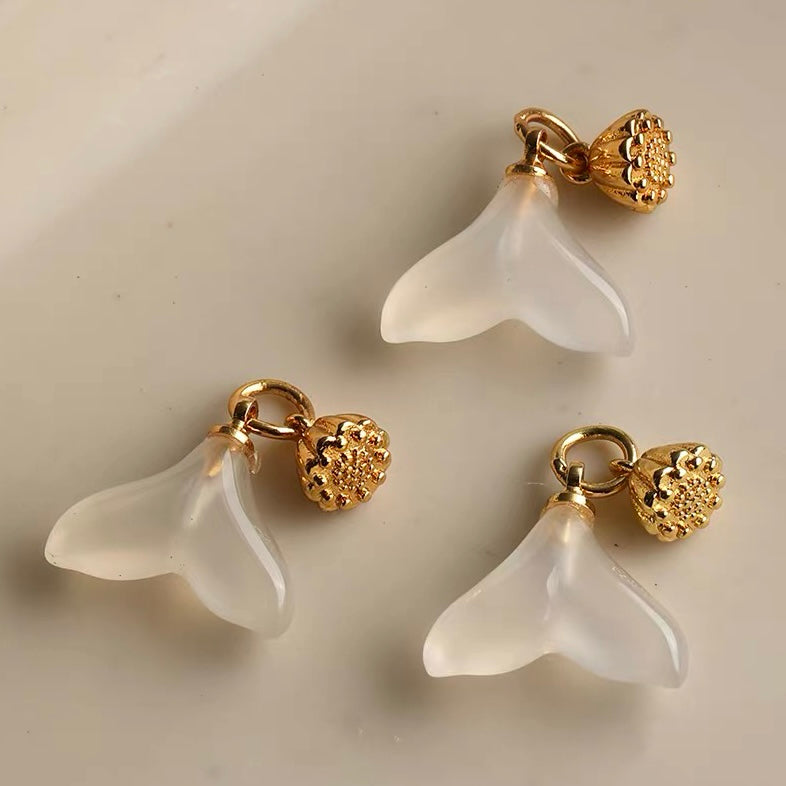 Natural Agate Pendant Beads