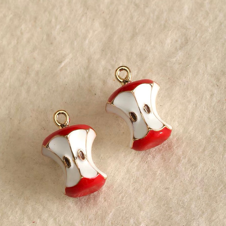 Fruit-Shaped Dripping-Oil Pendant Beads