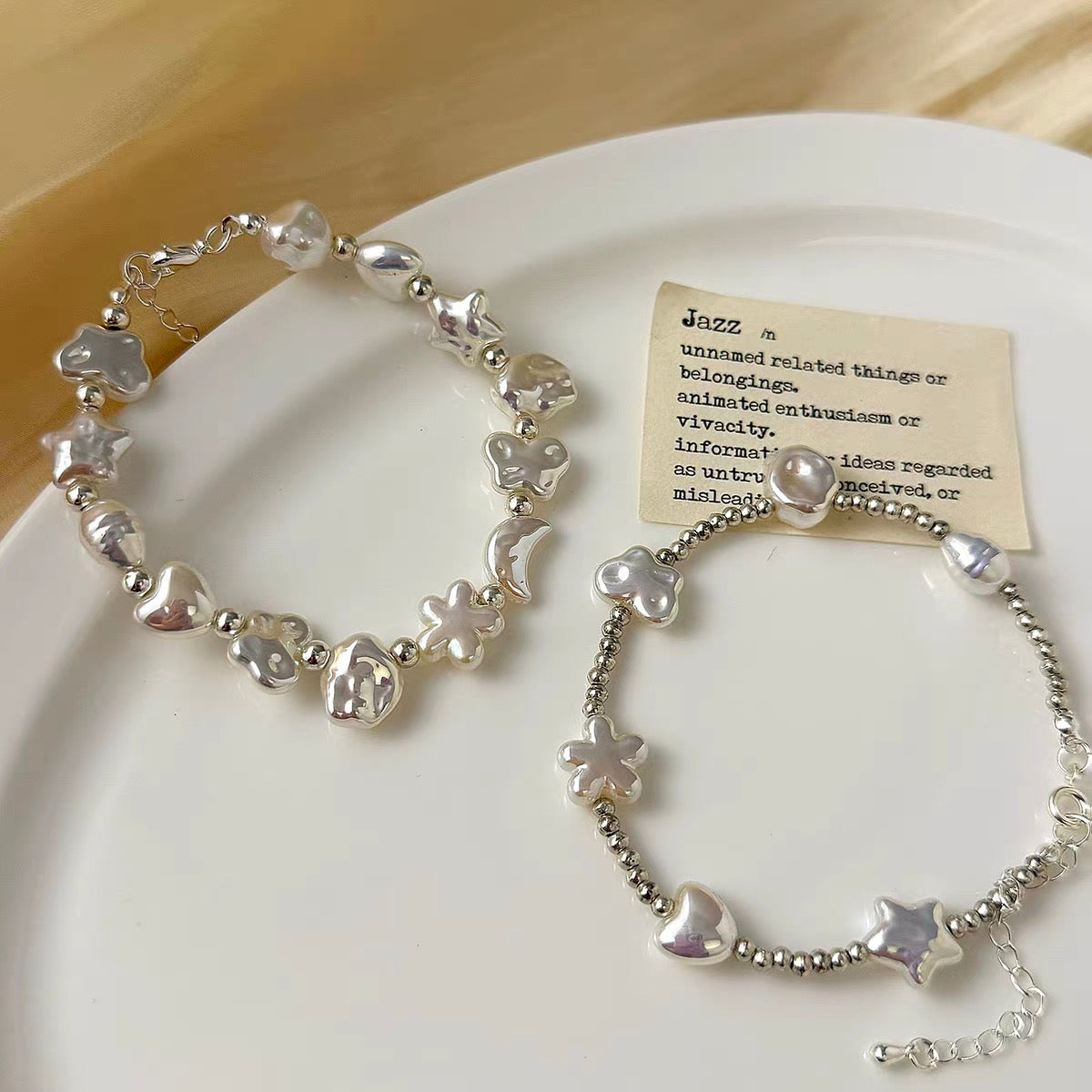 Iridescent High-Shine Irregular Baroque Imitation Pearl Bead