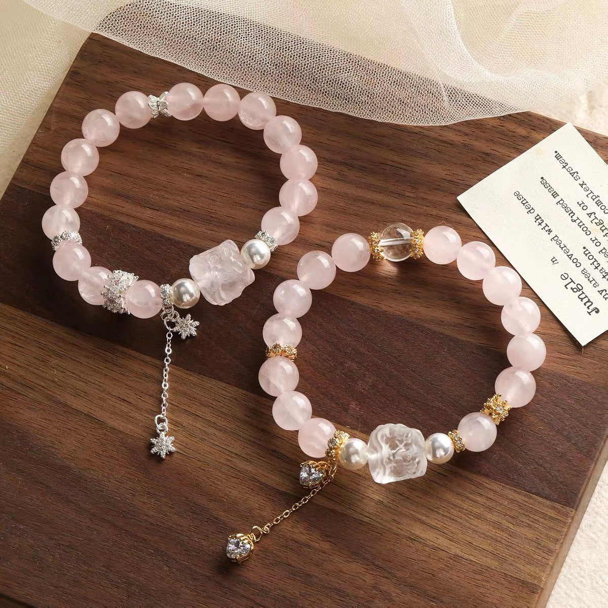 High color-retention copper-plated zircon-embedded bracelet pendant