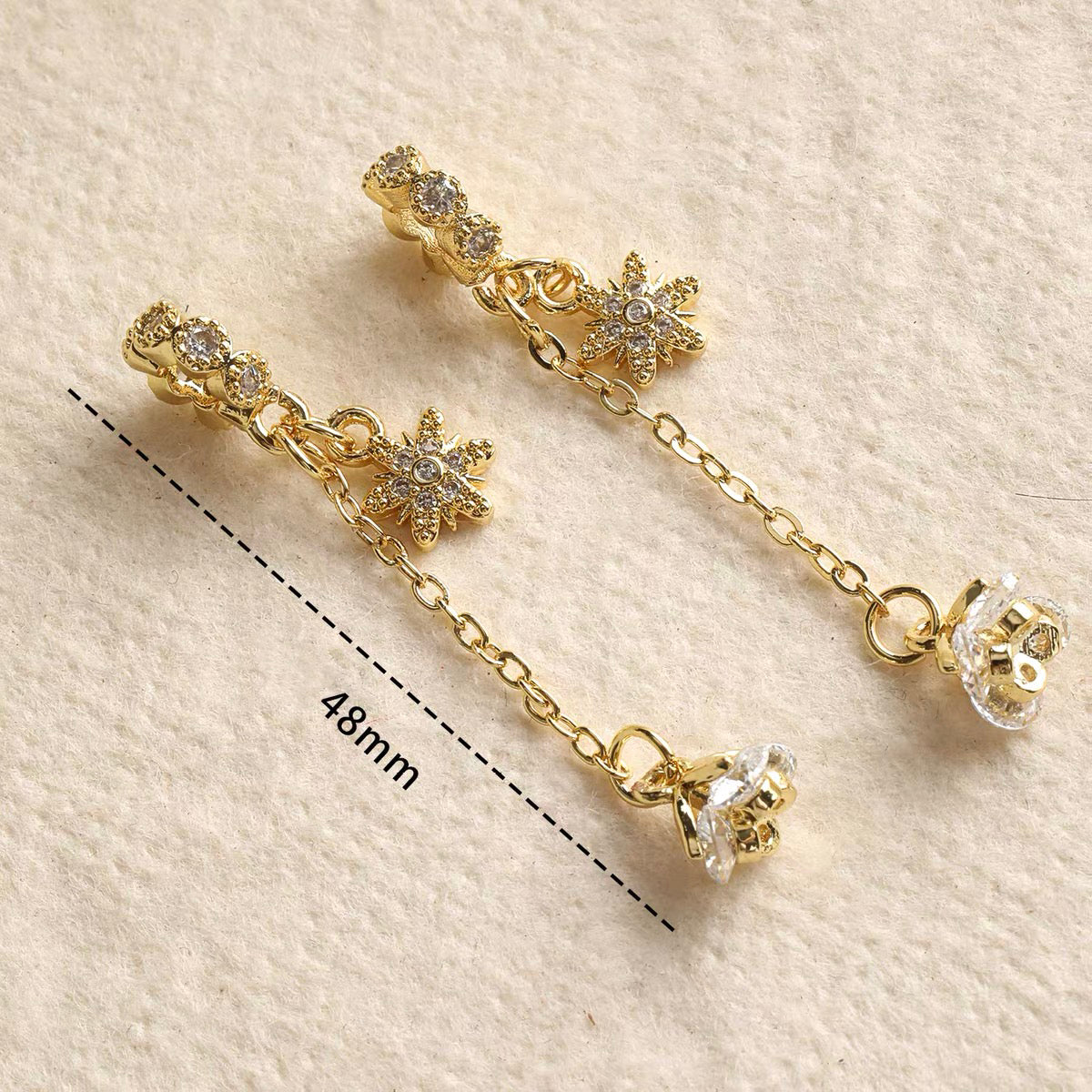 High color-retention copper-plated zircon-embedded bracelet pendant