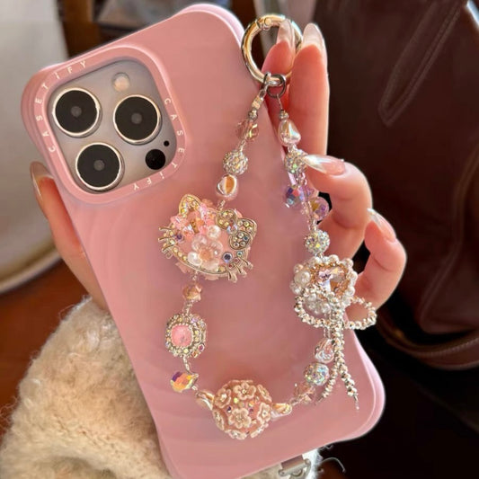 HK Cute Pink Phone Charm