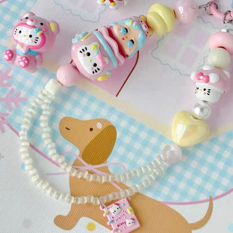 HK Hand-painted Combined 3D Doll DIY Beads