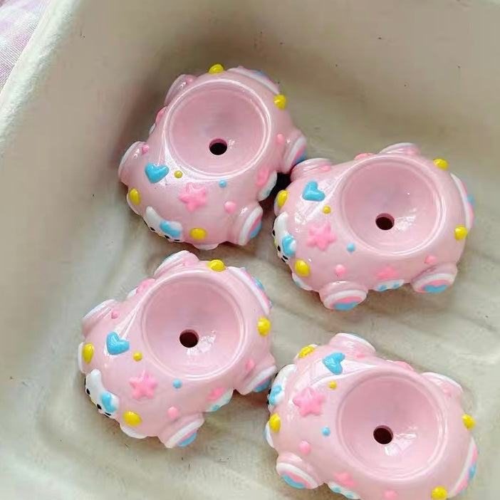 HK Hand-painted Combined 3D Doll DIY Beads