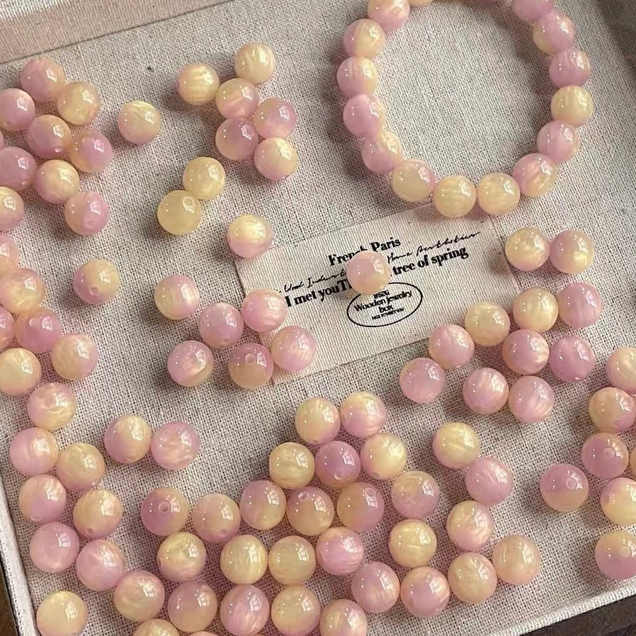 Oil Painting Style Resin Beads