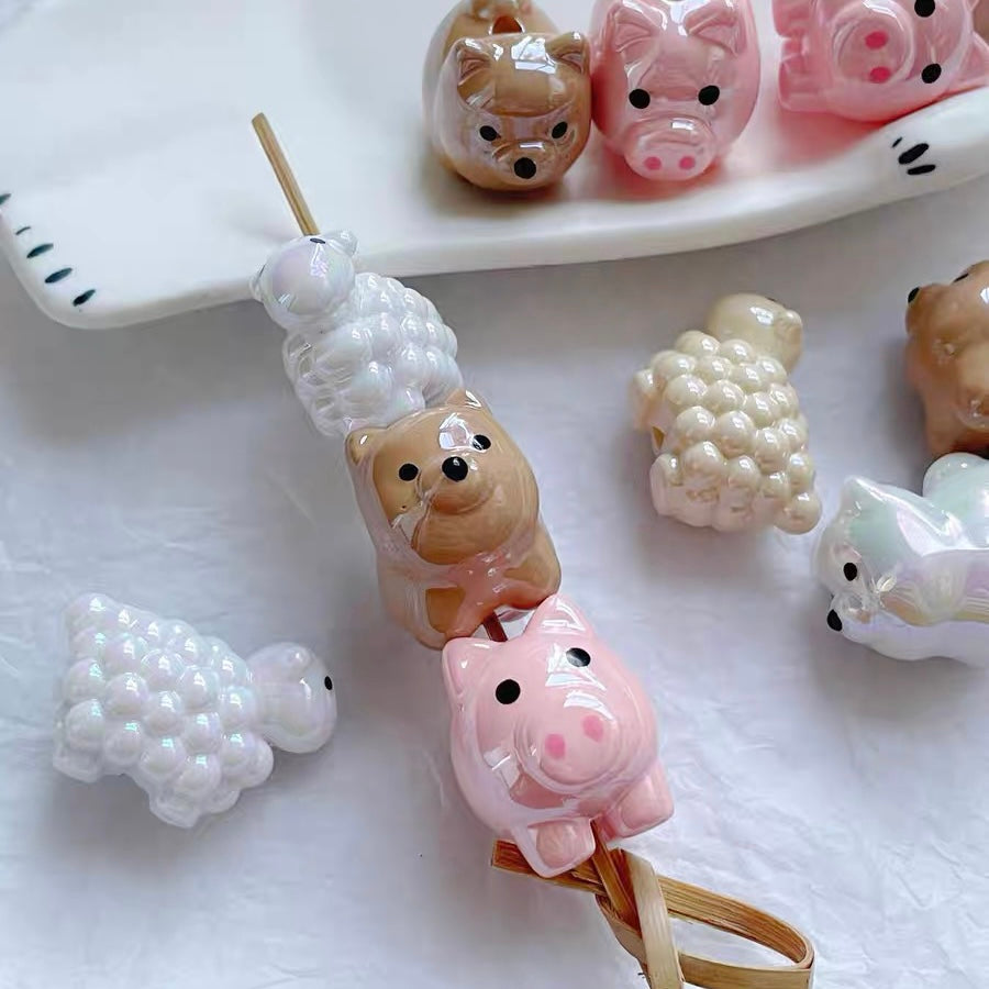 Cute Acrylic Animal Beads